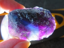 Blue Purple Fluroite Natural